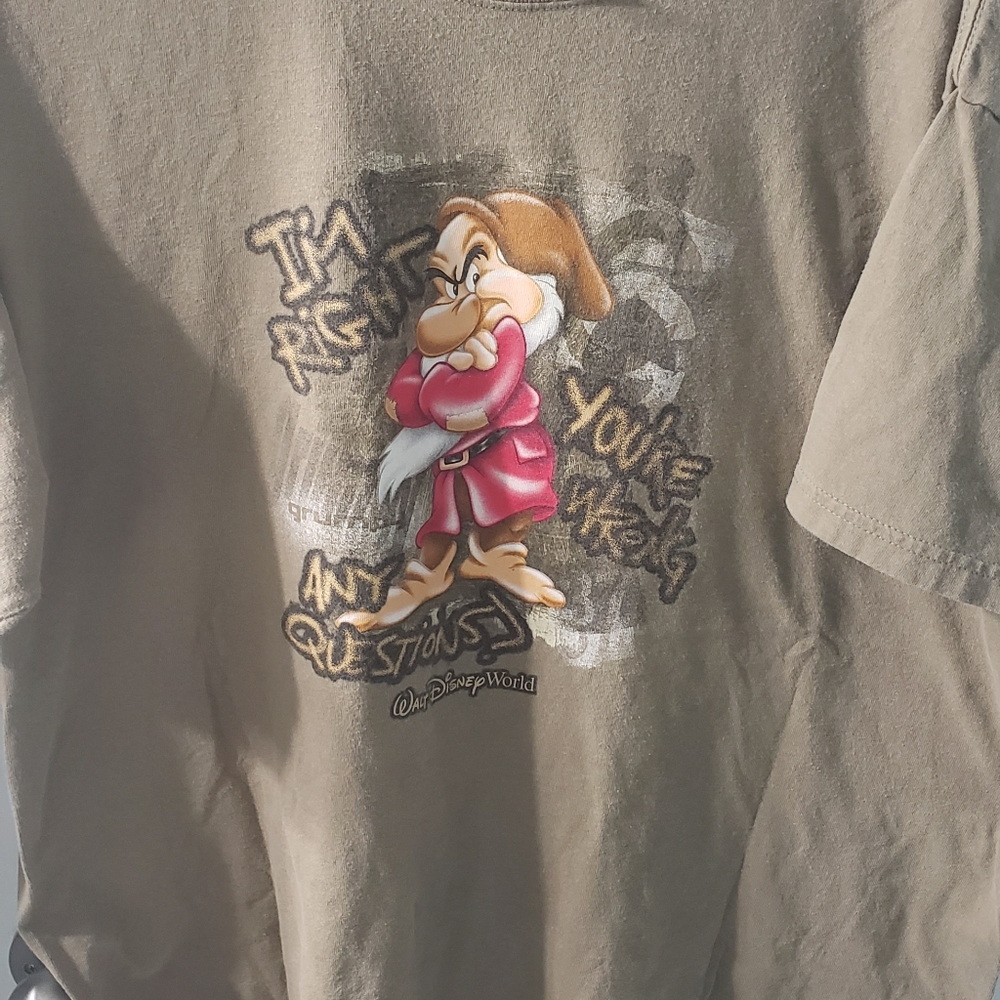 Vintage 90s Disneyland Grumpy T-shirt